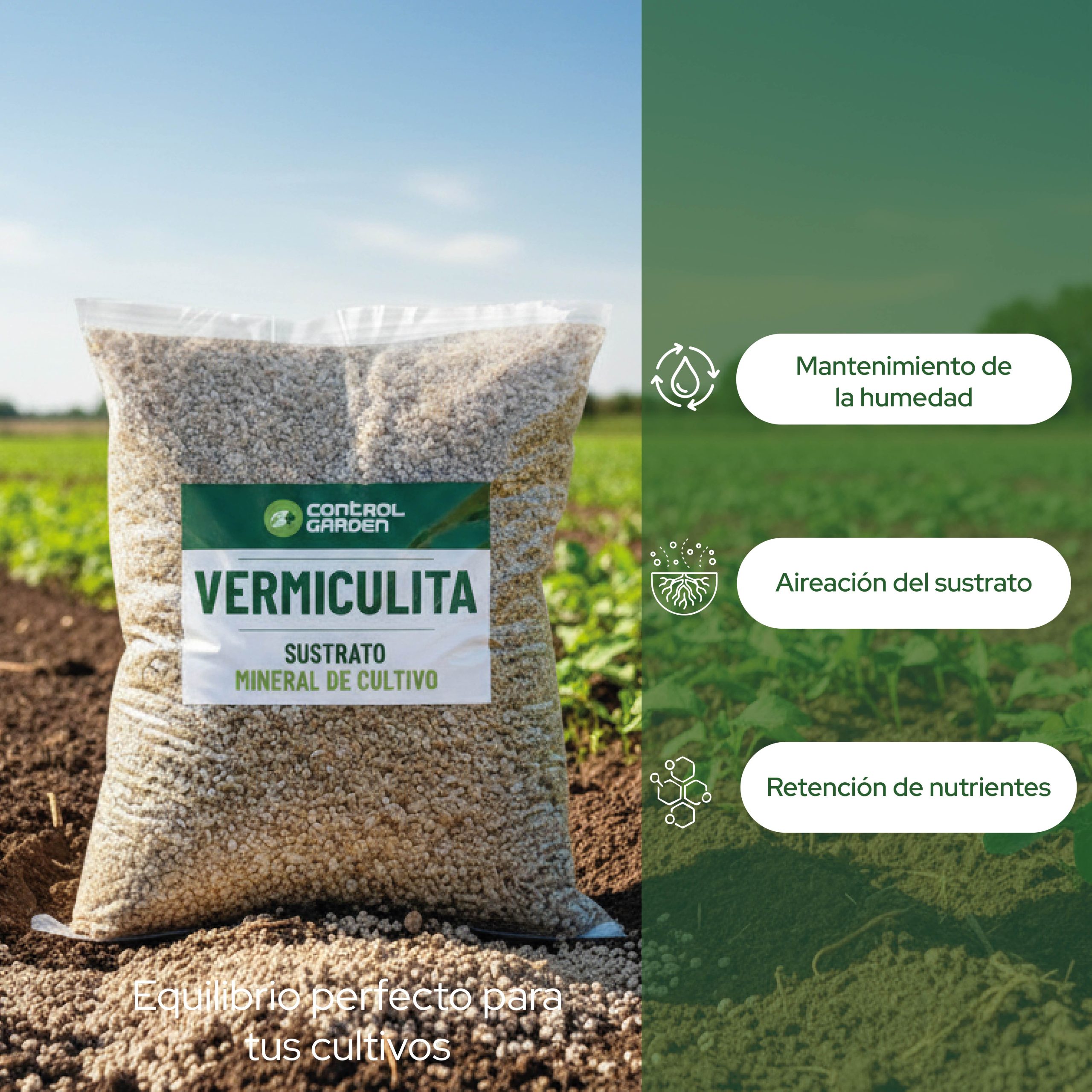 Vermiculita 10L para mejorar el sustrato de plantas · foto 5