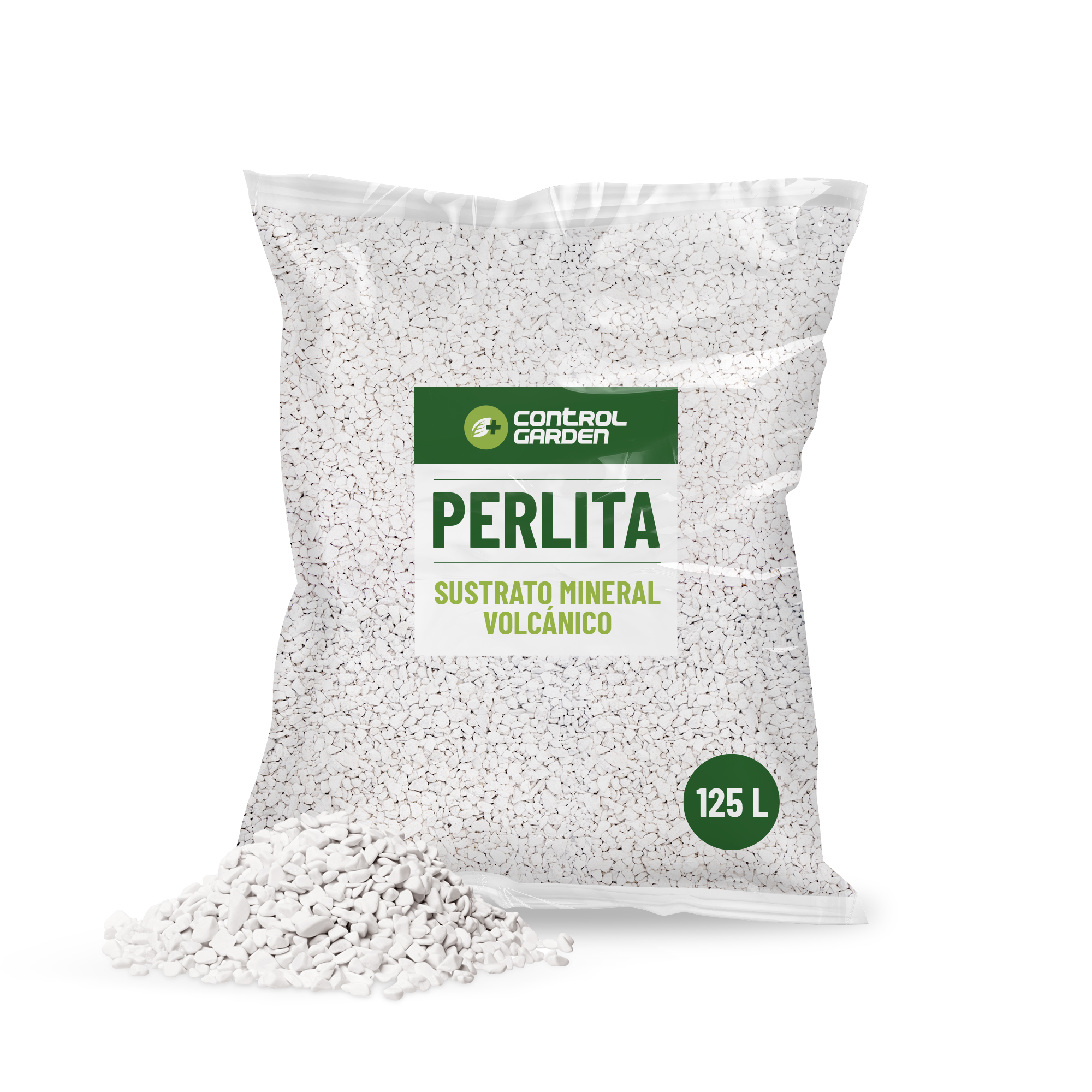 Perlita volcánica 125 L · Sustrato mineral para plantas de interior y exterior