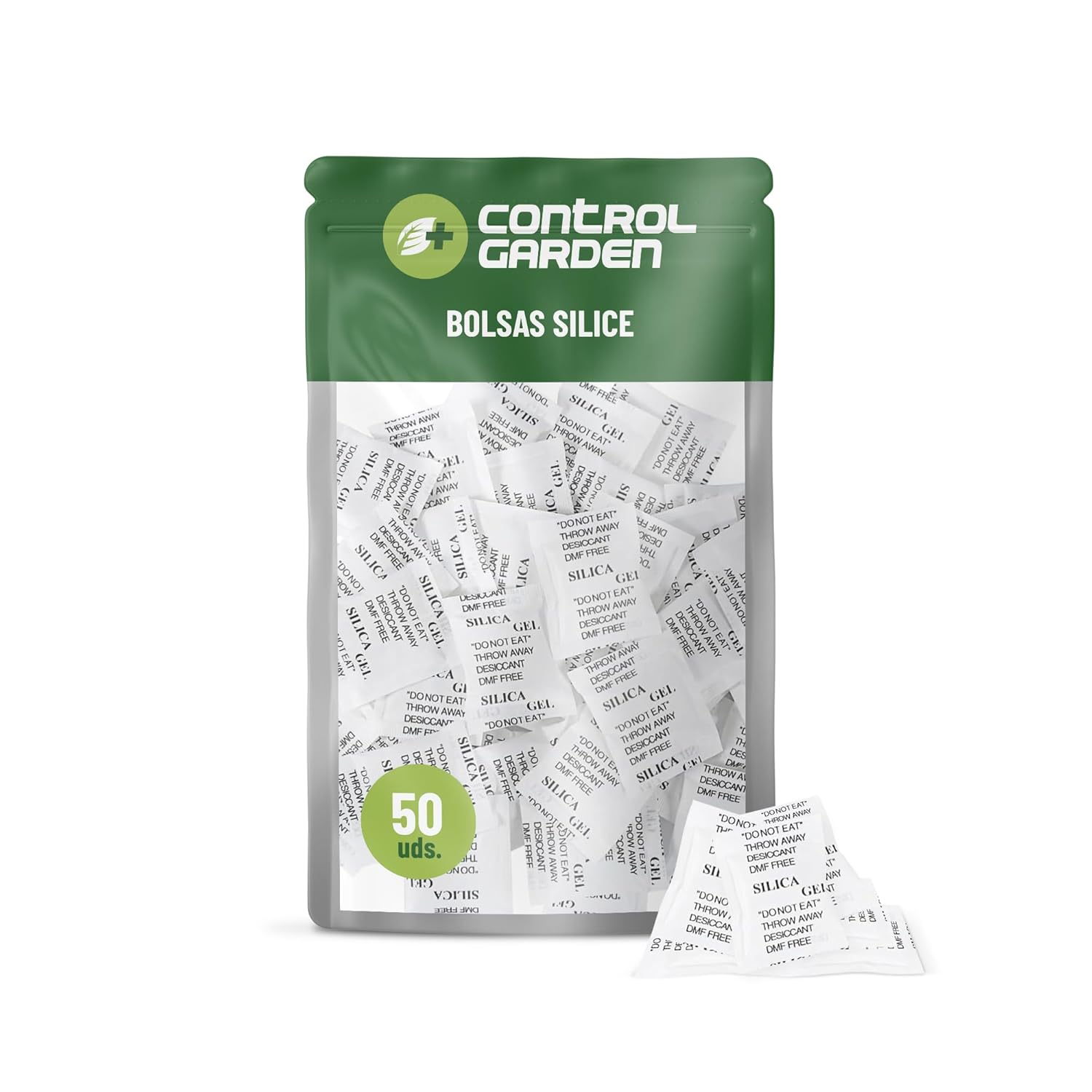 50 Bolsas Antihumedad de 1gr de Gel de Silice | Bolsitas Eliminan Humedad y Malos Olores | Sobres Desecantes No Tóxico | Deshumidificador Natural