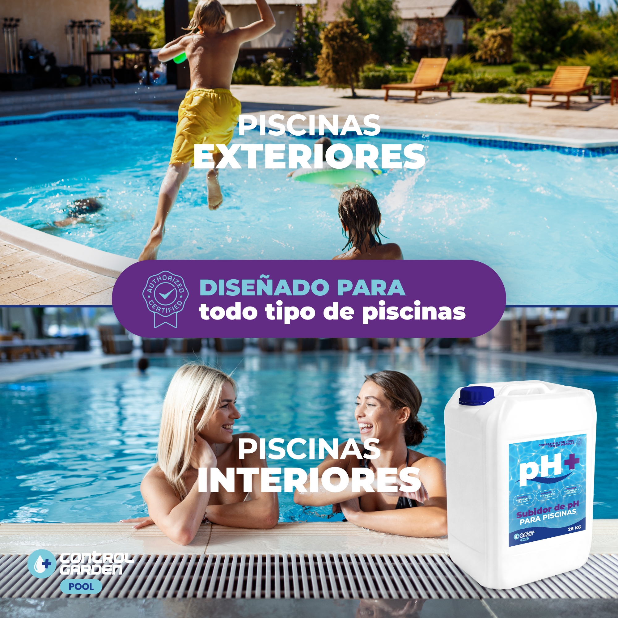 Subidor de pH líquido Control Garden 20L para piscinas grandes · foto 5